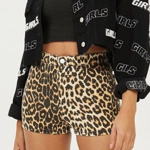 Topshop Joni Super High Waisted Shorts